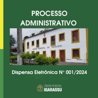 DISPENSA ELETRÔNICA N° 001/2024