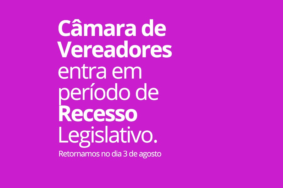 Recesso Legislativo